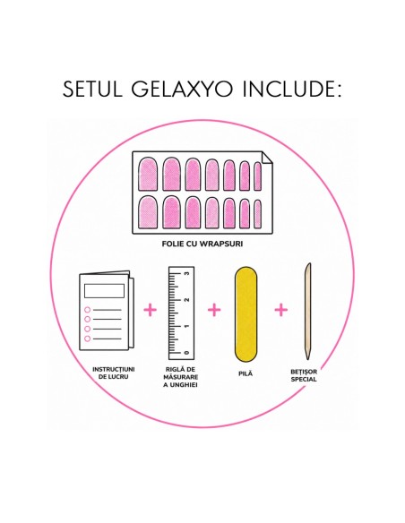 PEDI WRAPS LIQUID MARBLE LM-1 GELAXYO CU 38 DE WRAPURI, 26 DECORAȚIUNI, PILĂ, BEȚIȘOR ȘI MINIRIGLĂ INCLUSE - Marmură lichidă albastră cu accente aurii elegante.