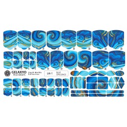 PEDI WRAPS LIQUID MARBLE LM-1 GELAXYO 2