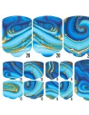PEDI WRAPS LIQUID MARBLE LM-1 GELAXYO