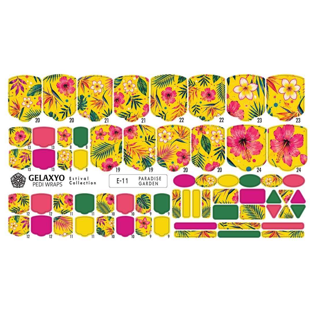 PEDI WRAPS ESTIVAL E-11 GELAXYO CU 38 DE...