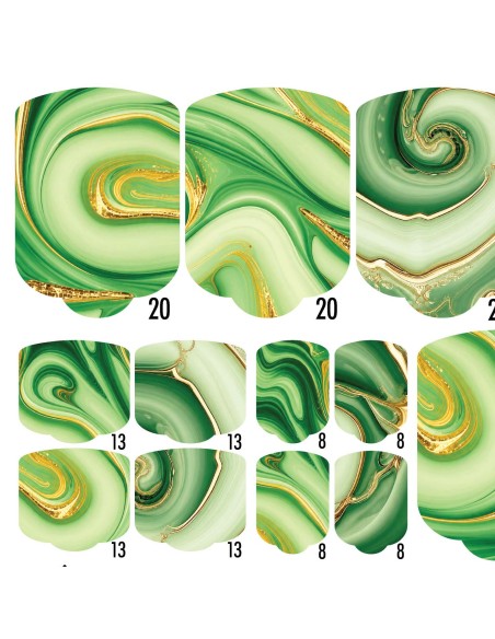 PEDI WRAPS LIQUID MARBLE LM-2 GELAXYO