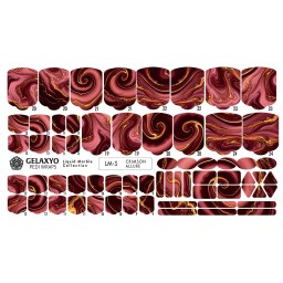 PEDI WRAPS LIQUID MARBLE LM-3 2