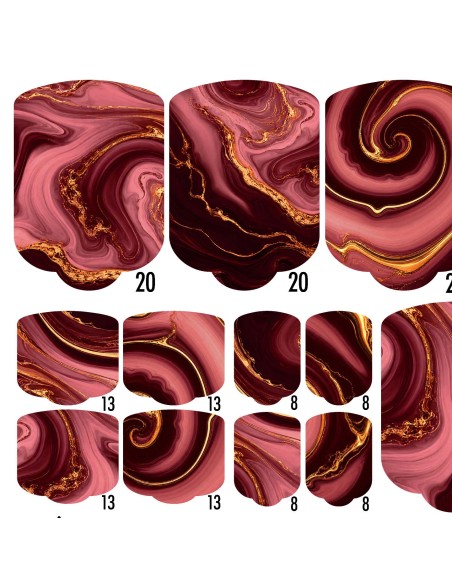 PEDI WRAPS LIQUID MARBLE LM-3