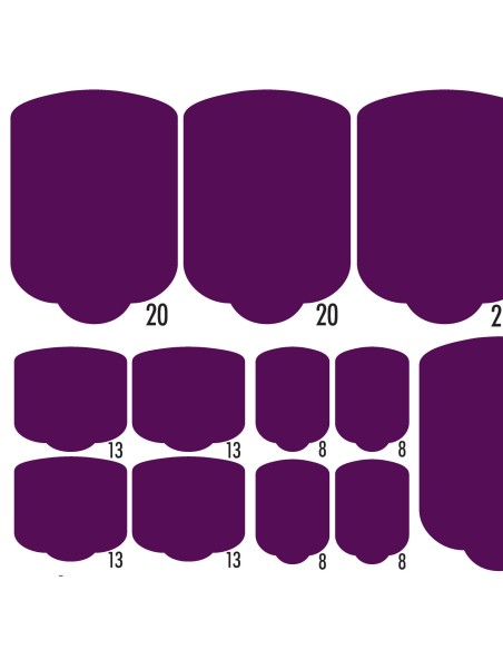 PEDI WRAPS PURE COLOR PC-17 GELAXYO