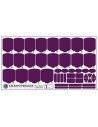 PEDI WRAPS PEDILUXE PURE COLOR PC-07 GELAXYO