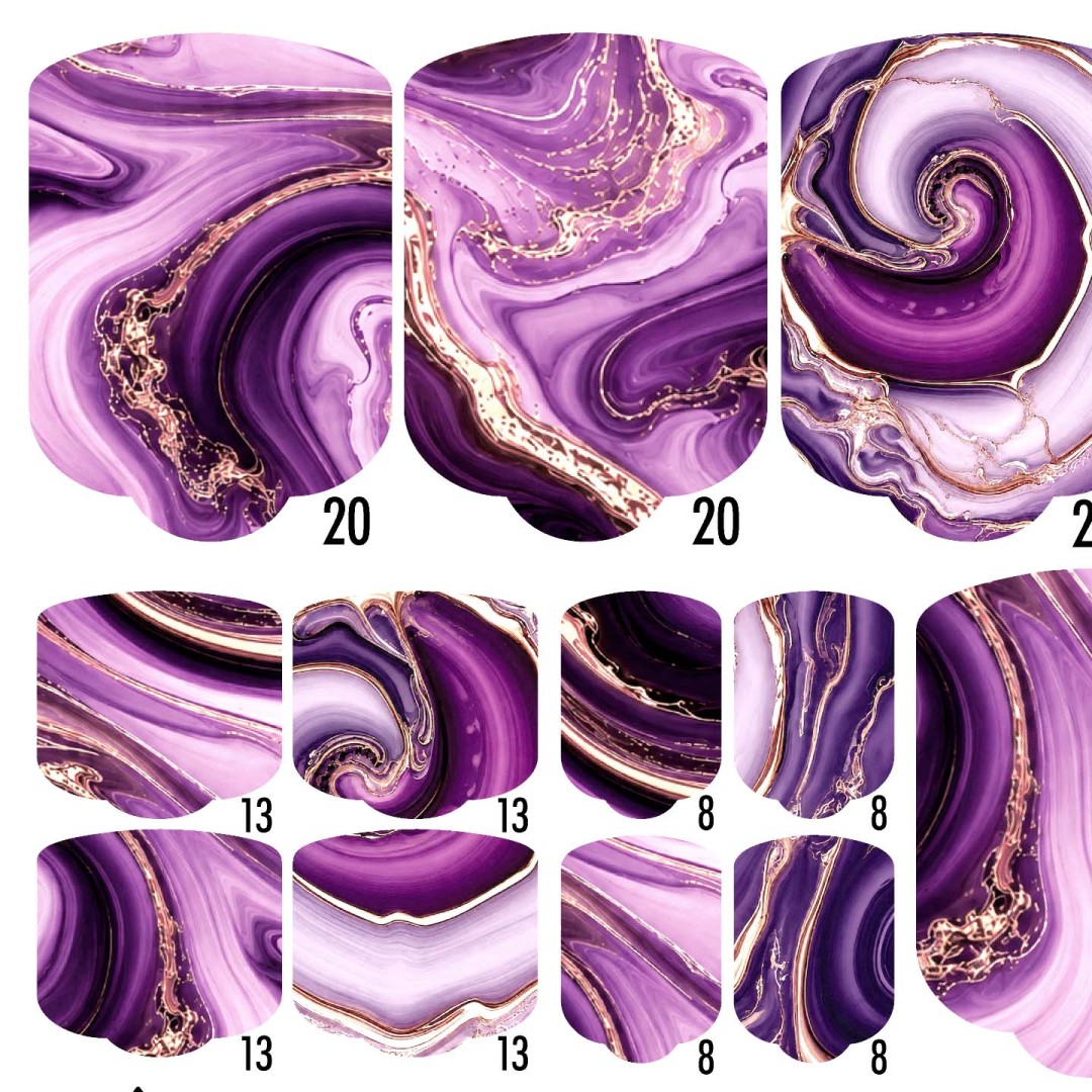 PEDI WRAPS LIQUID MARBLE LM-4 GELAXYO