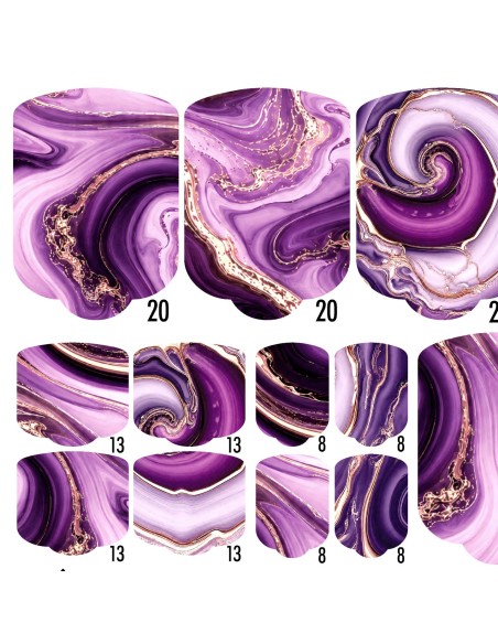 PEDI WRAPS LIQUID MARBLE LM-4 GELAXYO