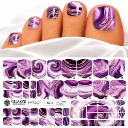 PEDI WRAPS LIQUID MARBLE LM-4 GELAXYO