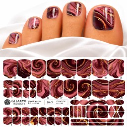 PEDI WRAPS LIQUID MARBLE LM-3 GELAXYO