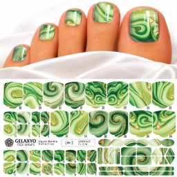 PEDI WRAPS LIQUID MARBLE LM-2 GELAXYO