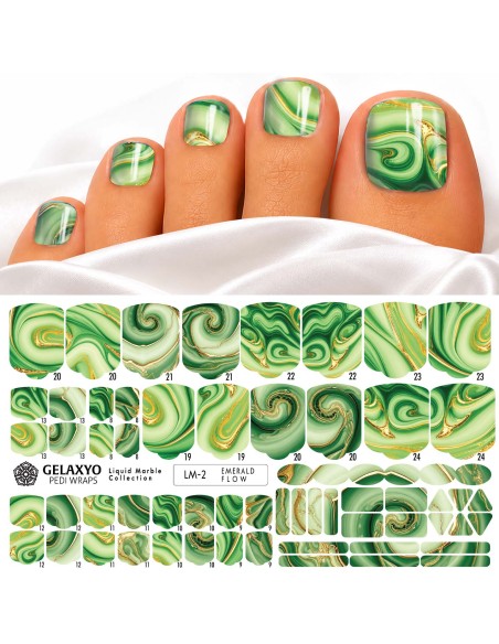 PEDI WRAPS LIQUID MARBLE LM-2 GELAXYO
