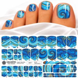PEDI WRAPS LIQUID MARBLE LM-1 GELAXYO
