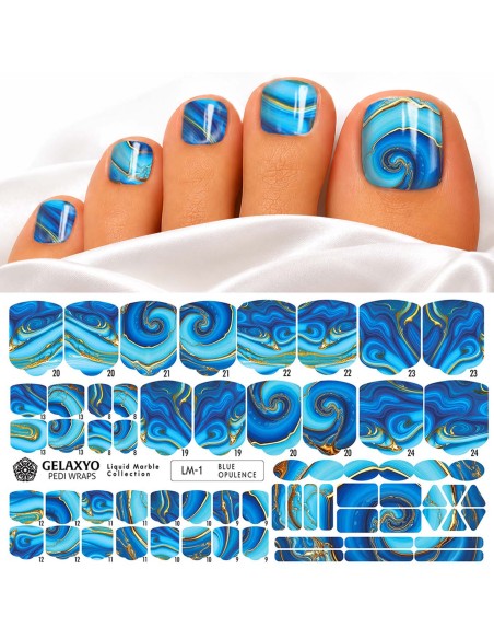 PEDI WRAPS LIQUID MARBLE LM-1 GELAXYO
