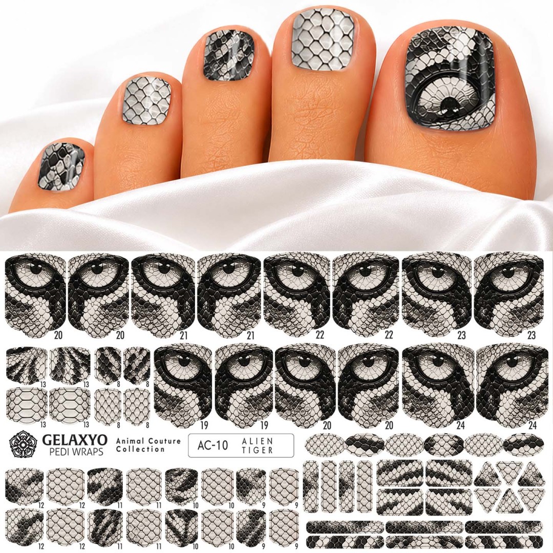 PEDI WRAPS ANIMAL COUTURE AC-10 GELAXYO