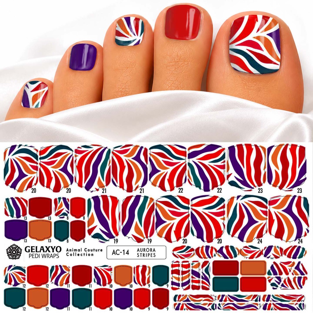 PEDI WRAPS ANIMAL COUTURE AC-14 GELAXYO