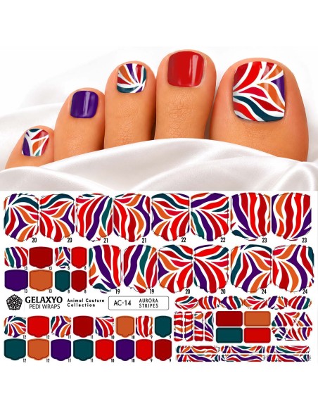 PEDI WRAPS ANIMAL COUTURE AC-14 GELAXYO