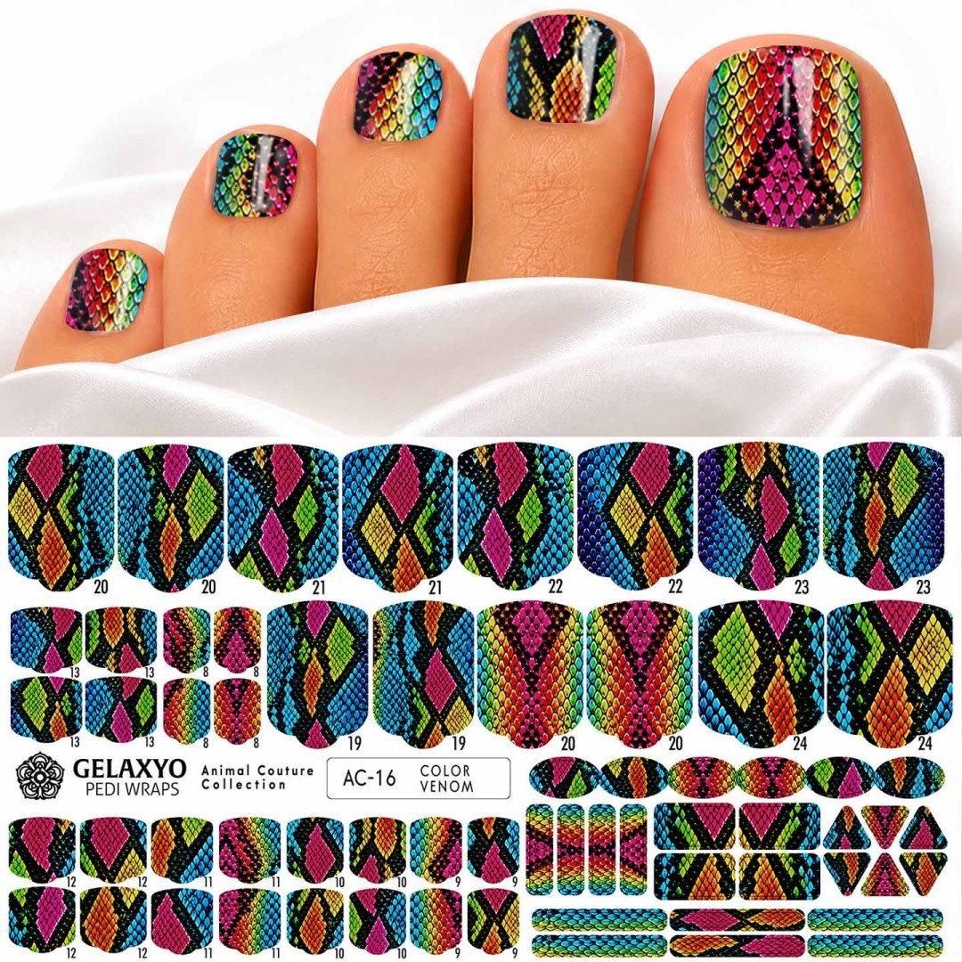 PEDI WRAPS ANIMAL COUTURE AC-16 GELAXYO