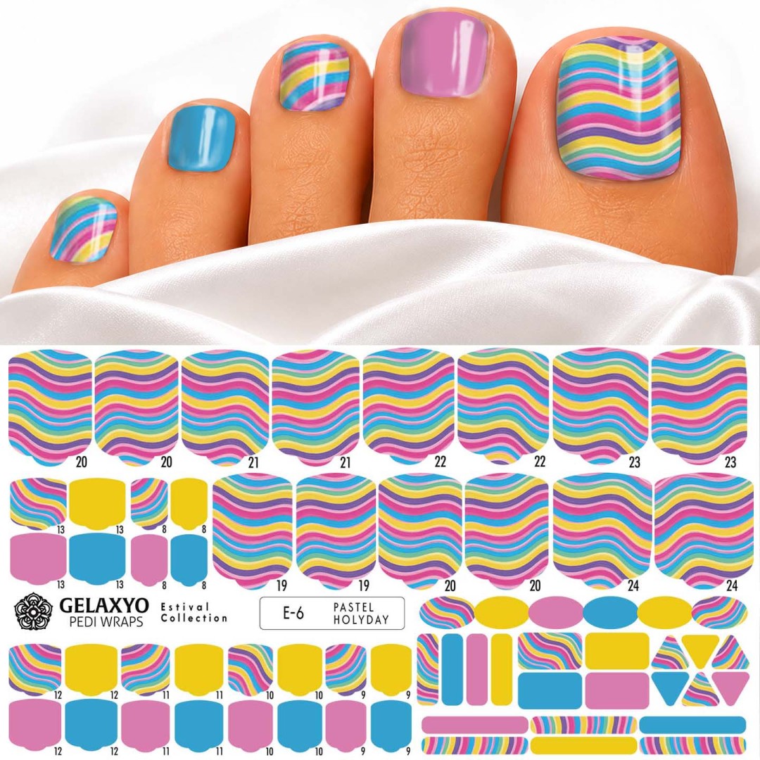 PEDI WRAPS ESTIVAL 06 GELAXYO