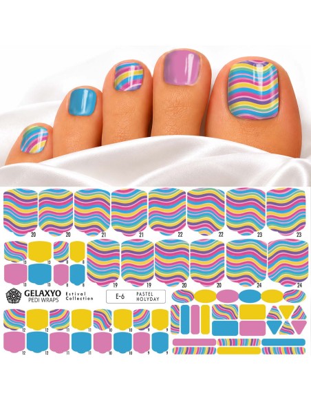 PEDI WRAPS ESTIVAL 06 GELAXYO