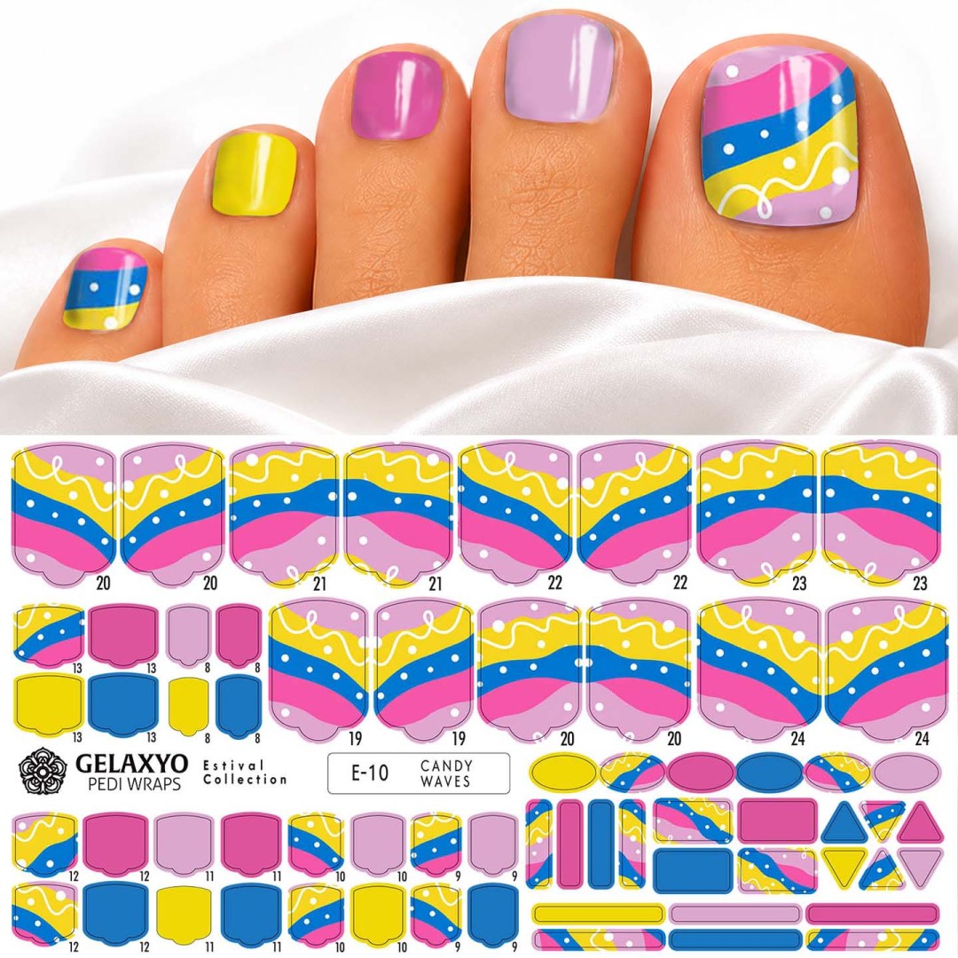 PEDI WRAPS ESTIVAL 10 GELAXYO