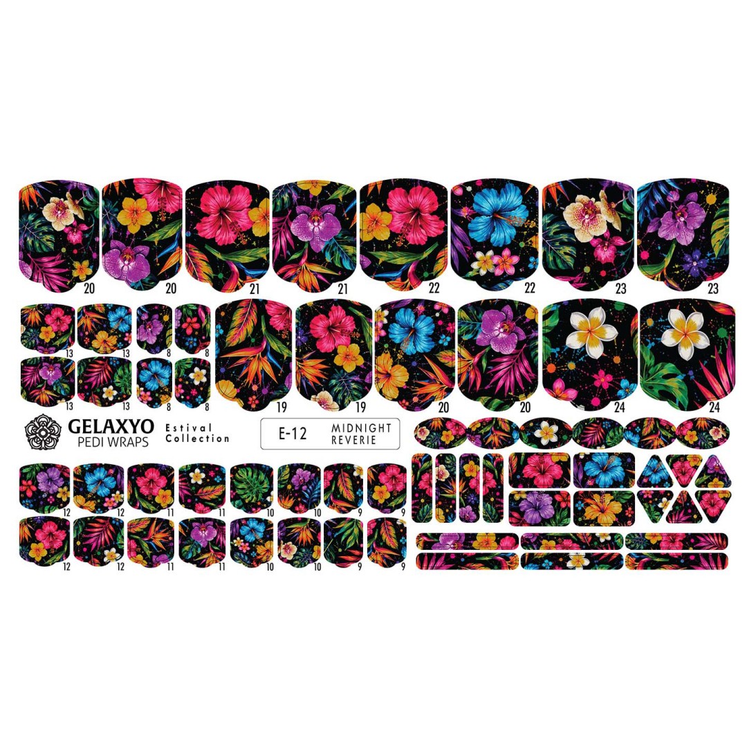 PEDI WRAPS ESTIVAL E-12 GELAXYO CU 38 DE...