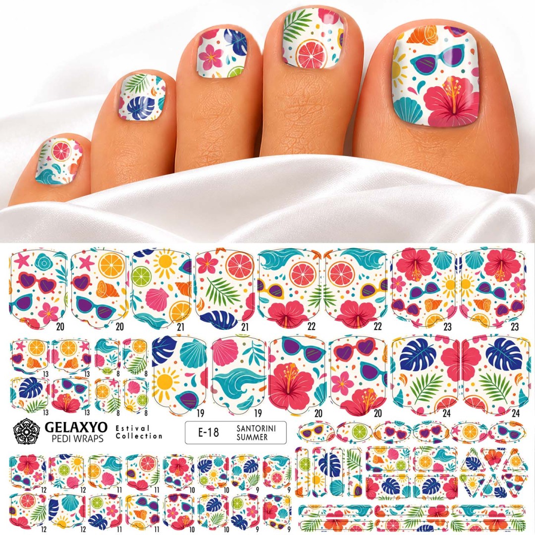 PEDI WRAPS ESTIVAL E-18 GELAXYO