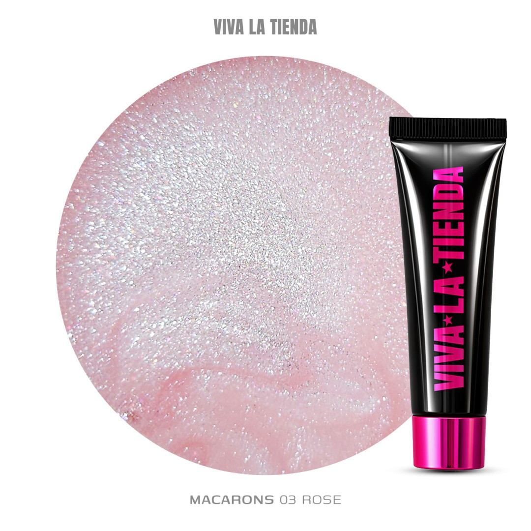 Polygel Viva La Tienda – MACARONS 03 15ml Rose...