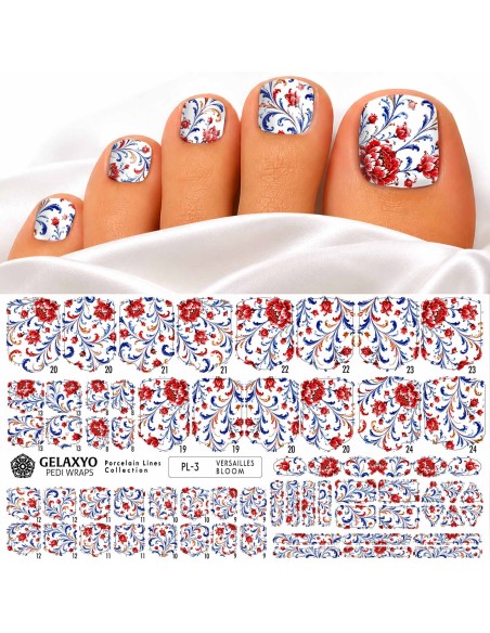 PEDI WRAPS PORCELAIN LINES PL-3 GELAXYO