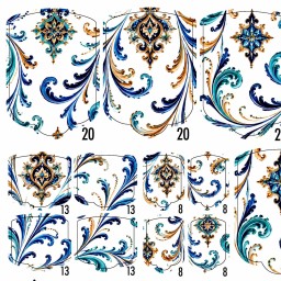 PEDI WRAPS PORCELAIN LINES PL-4 GELAXYO 2