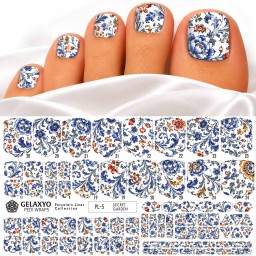 PEDI WRAPS PORCELAIN LINES PL-5 GELAXYO