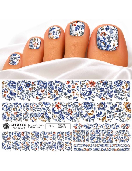 PEDI WRAPS PORCELAIN LINES PL-5 GELAXYO