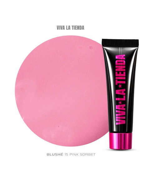 Polygel Viva La Tienda – Blushé 15 Pink Sorbet 15ml – roz vibrant, aderență optimă, se pilește ușor, pentru construcție cu versatilitate și control precis
