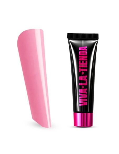 Polygel Viva La Tienda – Blushé 15 Pink Sorbet 15ml – roz vibrant, aderență optimă, se pilește ușor, pentru construcție cu versatilitate și control precis