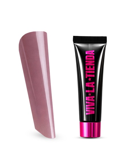 Polygel Viva La Tienda – Blushé 17 Antique Rose 15ml – nude natural, aderență optimă, se pilește ușor, pentru construcție cu versatilitate și control precis