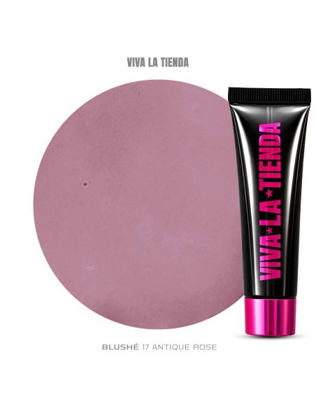 Polygel Viva La Tienda – Blushé 17 Antique Rose 15ml – nude natural, aderență optimă, se pilește ușor, pentru construcție cu versatilitate și control precis