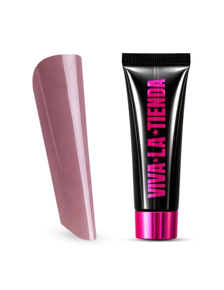 Polygel Viva La Tienda – Blushé 17 Antique Rose 30ml – roz vibrant, aderență optimă, se pilește ușor, pentru construcție cu aspect statement și control precis