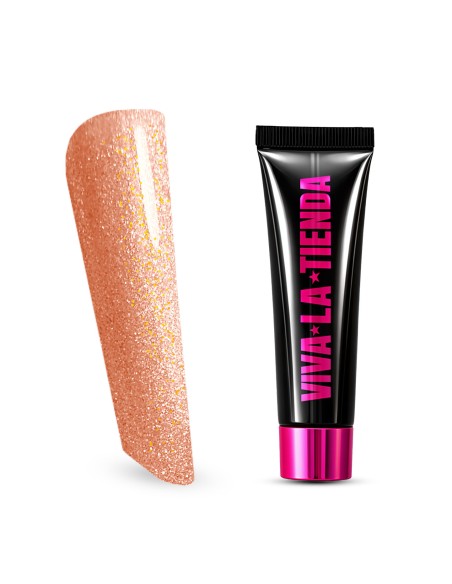 Polygel Viva La Tienda – Soft Shine 24 Golden Glitz 15ml