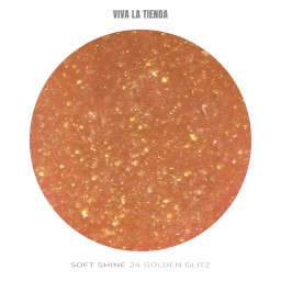 Polygel Viva La Tienda – Soft Shine 24 Golden Glitz 15ml 2