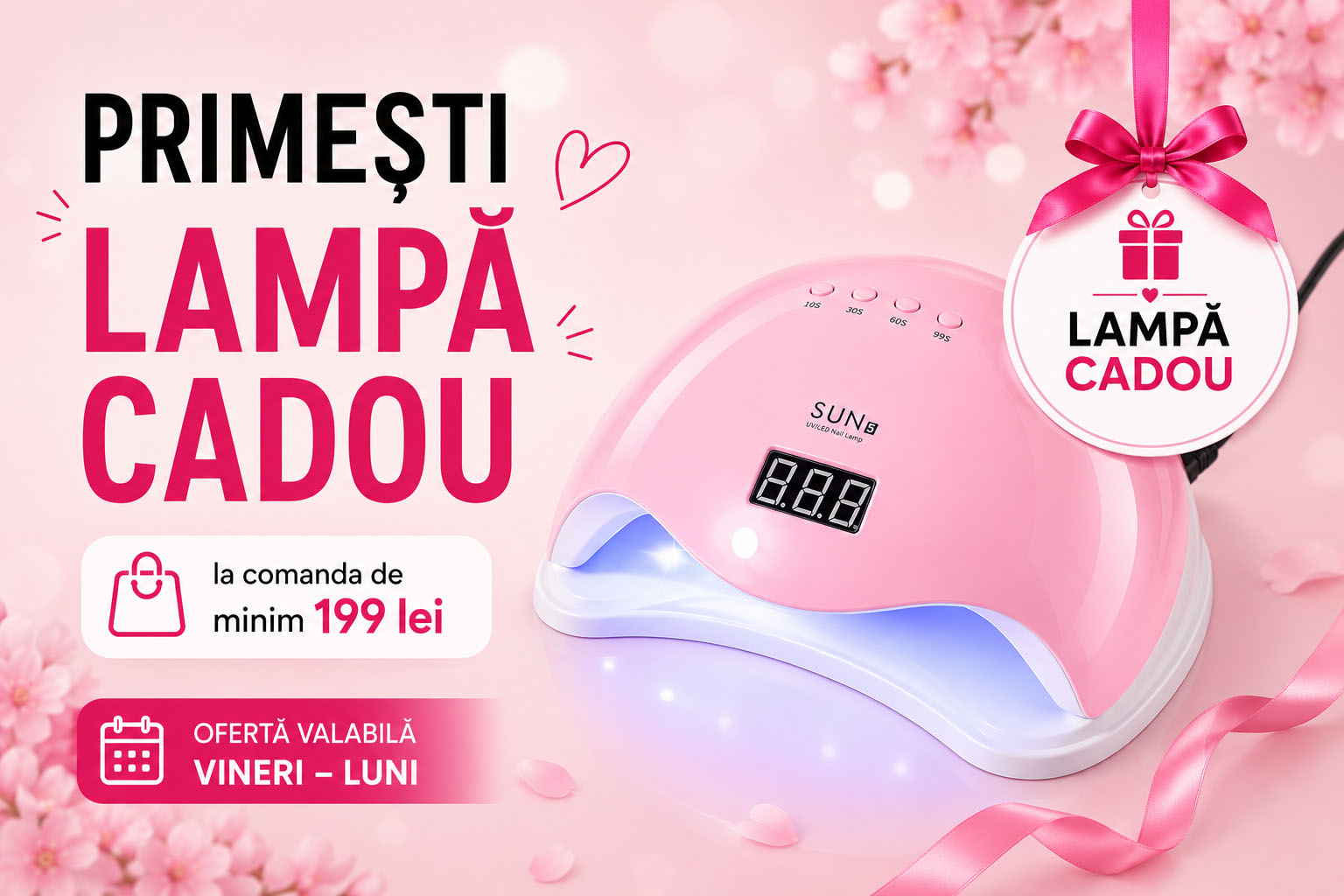 PRIMEȘTI CADOU LAMPĂ SUN5 LA COMANDĂ DE 199 LEI