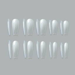 NAIL FORMS ”BALLERINA” SET 20 BUC 10 MĂRIMI REUTILIZABILE