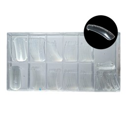 NAIL FORMS ”DUAL” SET 100 BUC 10 MĂRIMI