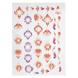 Tatuaj 3D Flori 136