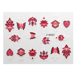 Tatuaj 3D Flori ZD3321