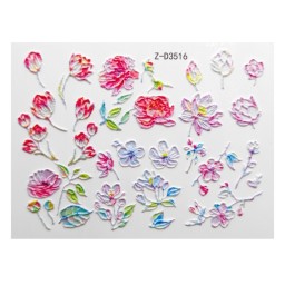 Tatuaj 3D Flori ZD3516