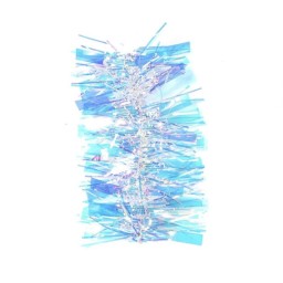 FOLIE HOLOGRAFICĂ AURORA GLASS BLUE