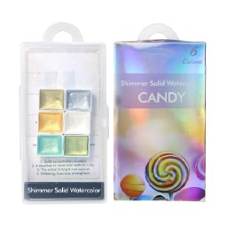  SET 6 ACUARELE SIDEFATE - CANDY AS02