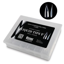 LIQUID TIPS V SET 120 BUC 12 MĂRIMI REUTILIZABILE