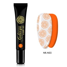 GELAXYO STAMP GEL N03 ORANGE NEON