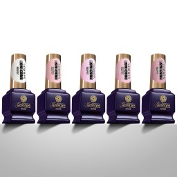 PACHET SHIMMER RUBBER BASE 5 x 7ml