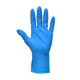MĂNUŞI DE UNICĂ FOLOSINŢĂ LATEX ALBASTRU - 20 buc marimea L